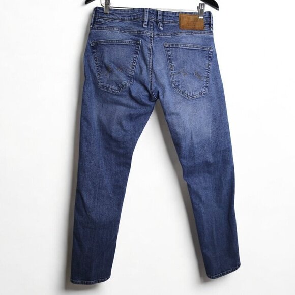 Parasuco Classic Slim Straight Medium Blue Wash Men's Denim Jeans Size W30 29L - Picture 4 of 9